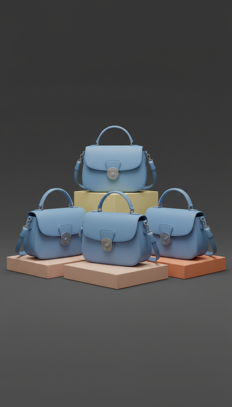 Sky Blue mini satchel